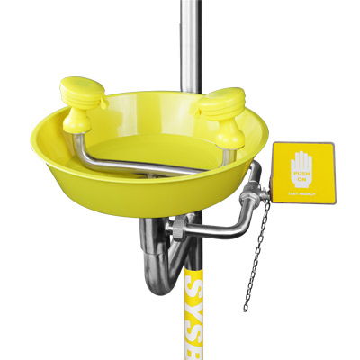 Kombinasi mengairi Shower dan mata mencuci